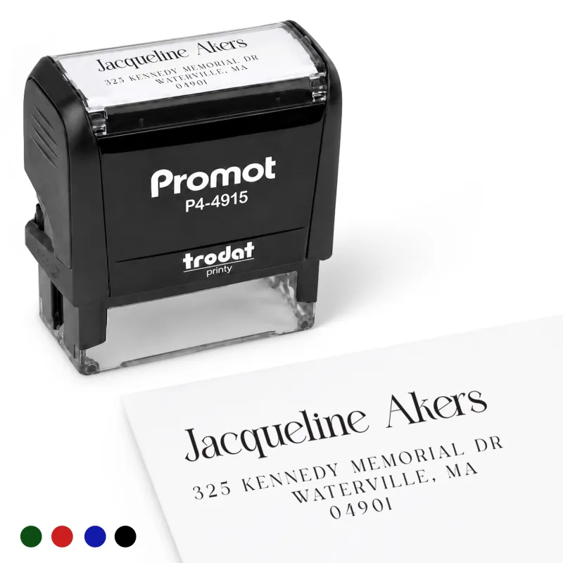 Address Stamp Design 5 - Extra Wide