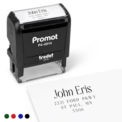 Address Stamp Design 6 - Extra Large
