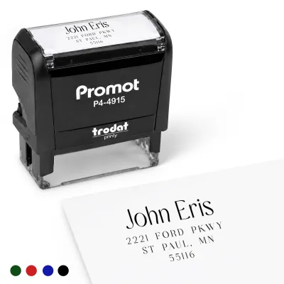Address Stamp Design 6 - Extra Wide