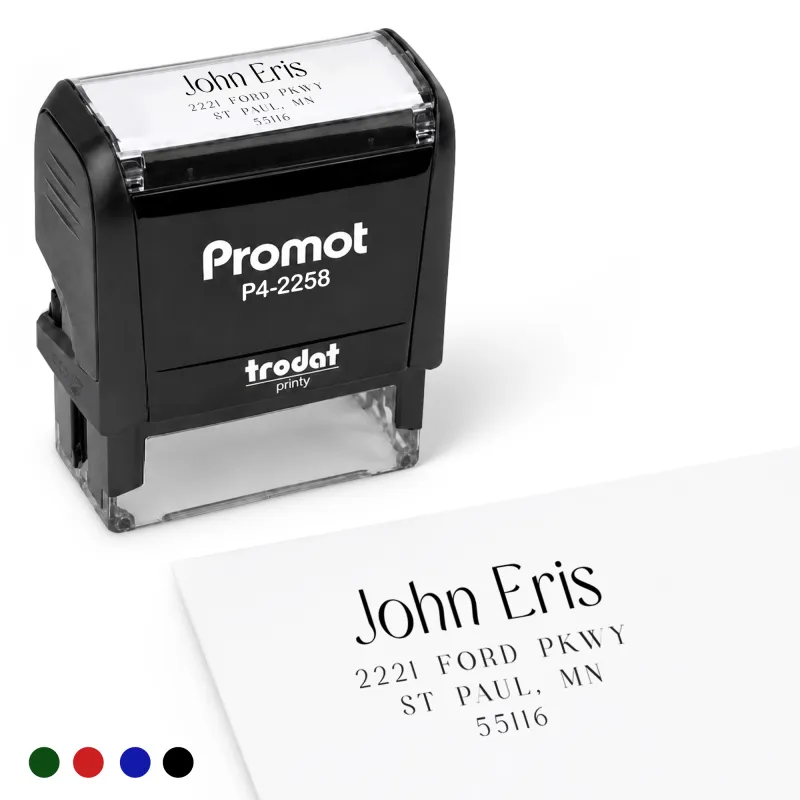 Address Stamp Design 6 - Large