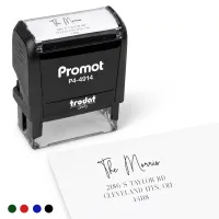 Address Stamp Design 7 - Extra Large