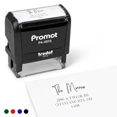 Address Stamp Design 7 - Extra Wide