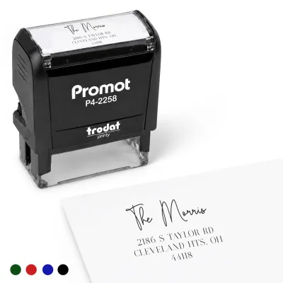 Address Stamp Design 7 - Large