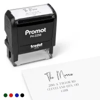 Address Stamp Design 7 - Large