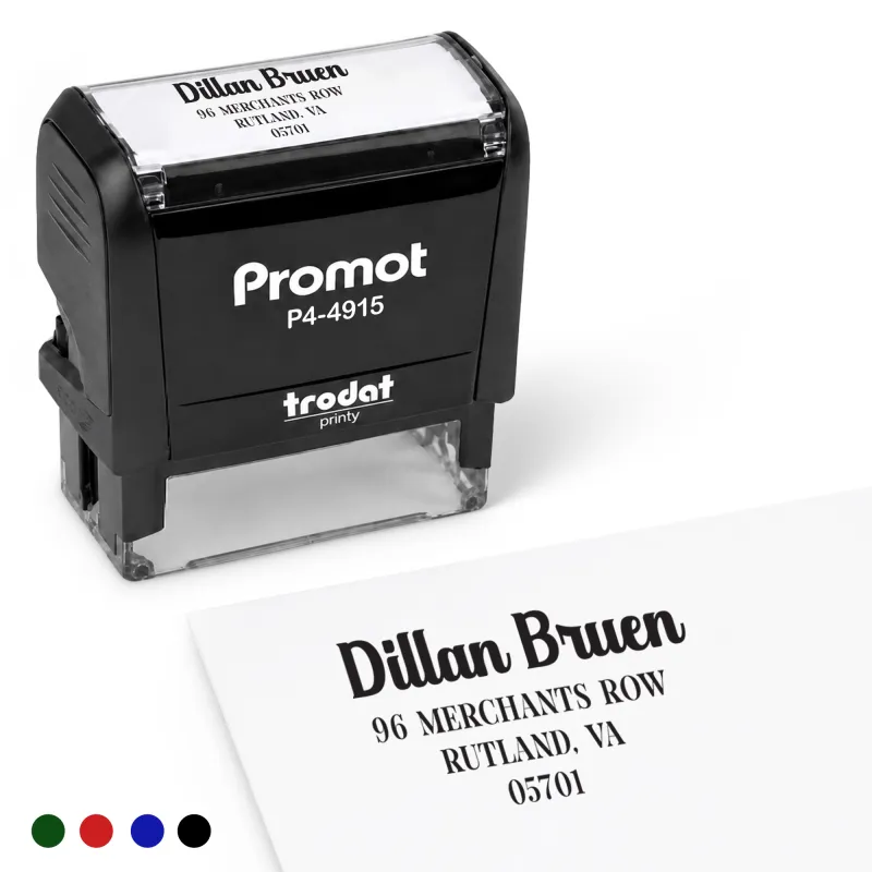 Address Stamp Design 8 - Extra Wide