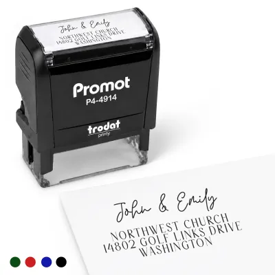 Address Stamp Design 9 - Extra Large