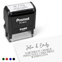 Address Stamp Design 9 - Extra Large