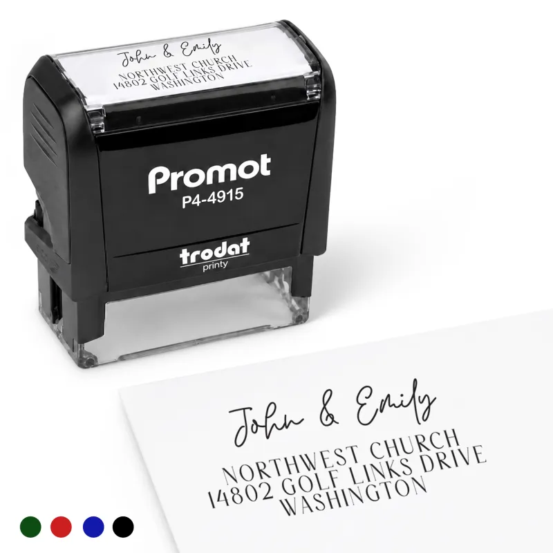 Address Stamp Design 9 - Extra Wide