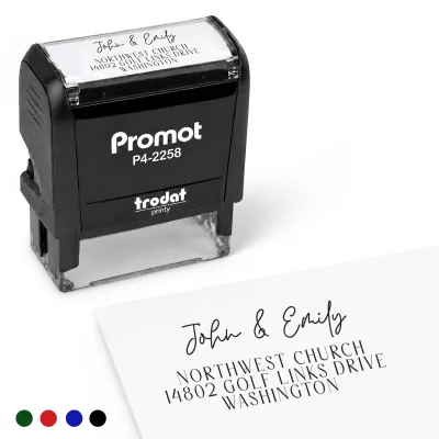 Address Stamp Design 9 - Large