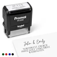 Address Stamp Design 9 - Large