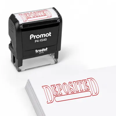 Box Outline Deposited Stamp
