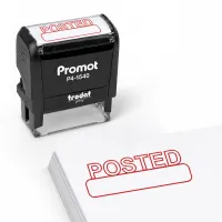 Box Outline Posted Stamp