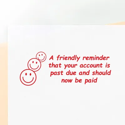 Friendly Reminder Past Due Stamp