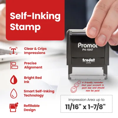 Friendly Reminder Past Due Stamp