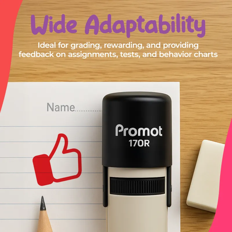 Like Red Self-Inking Teacher Stamp Round Stamp - Symbol