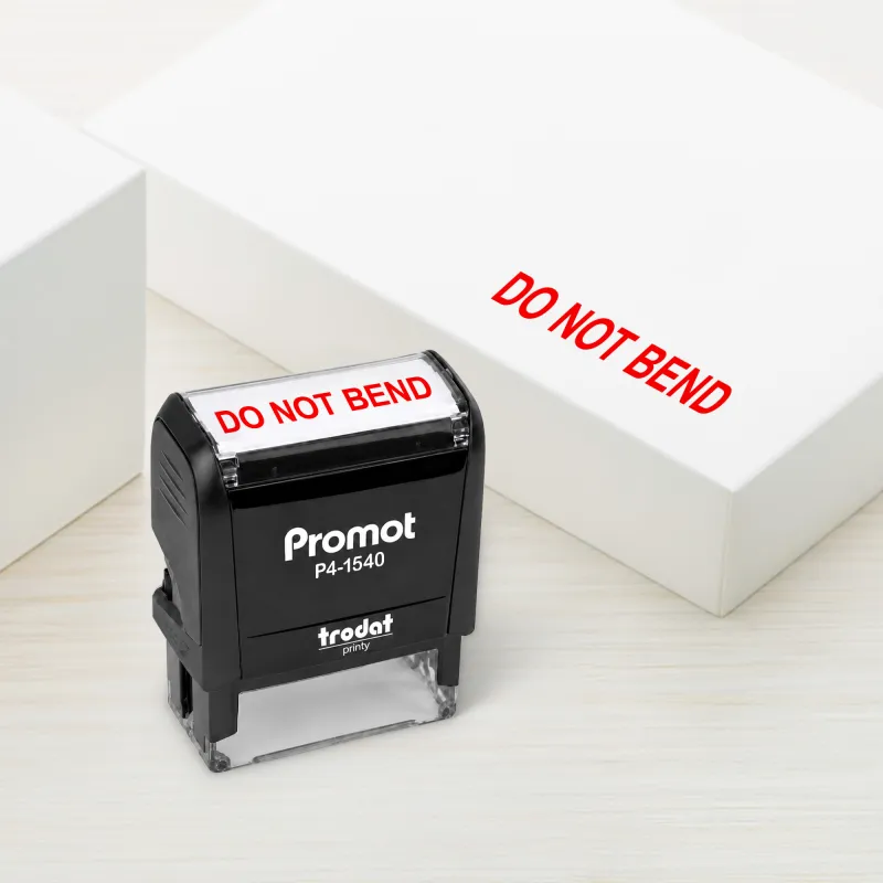 Do Not Bend Stamp