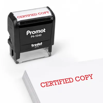 Certified Copy Stamp