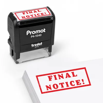 Box Final Notice Stamp