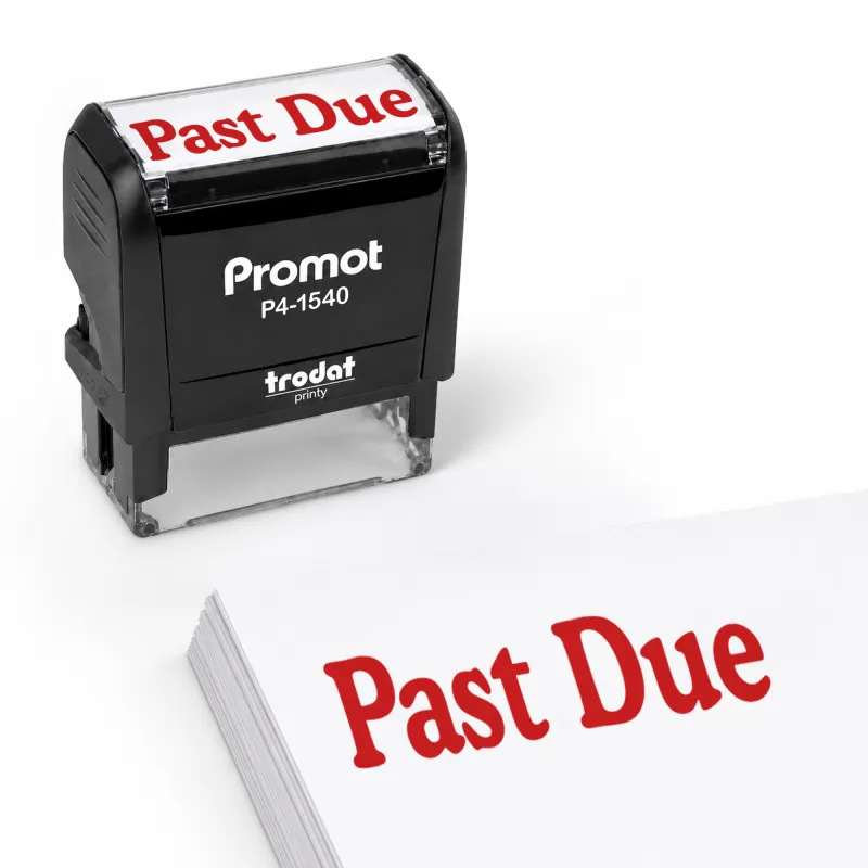 Past Due Stamp