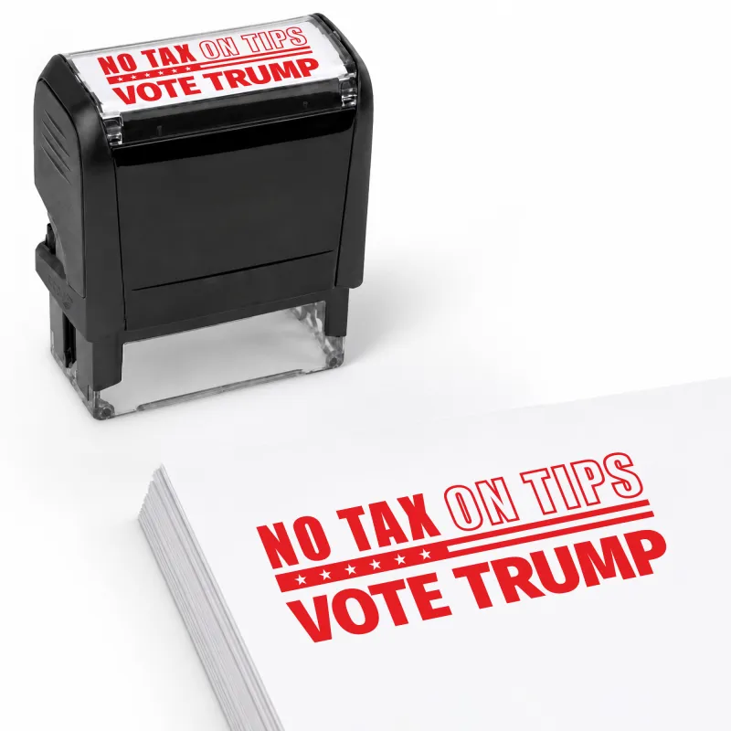 No Tax on Tips Stamp