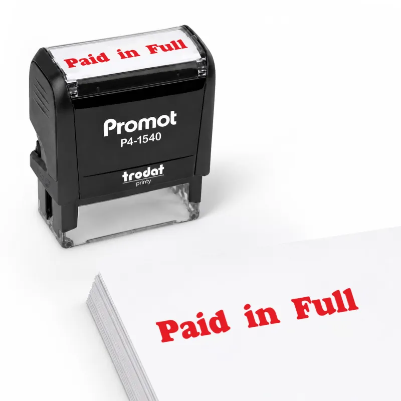 Paid in Full Stamp