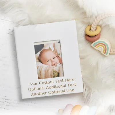 Custom 4x6 Photo Album - White