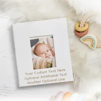Custom 4x6 Photo Album - White