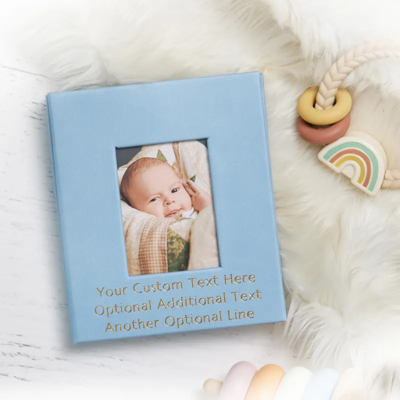 Custom 4x6 Photo Album - Sky Blue