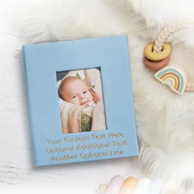 Custom 4x6 Photo Album - Sky Blue