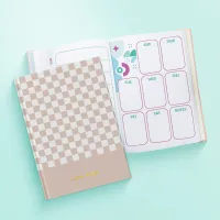 Personalized Undated Planner - Taupe