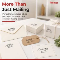 From envelopes to gift tags and shipping boxes, this small self-inking address stamp creates crisp, personalized impressions for everyday use.