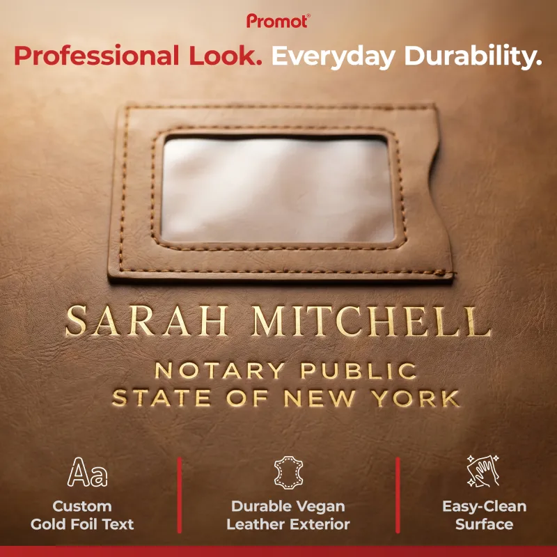 Notary Supply Bag — Everyday Notary Bag for Women & Mobile Notaries (Brown)